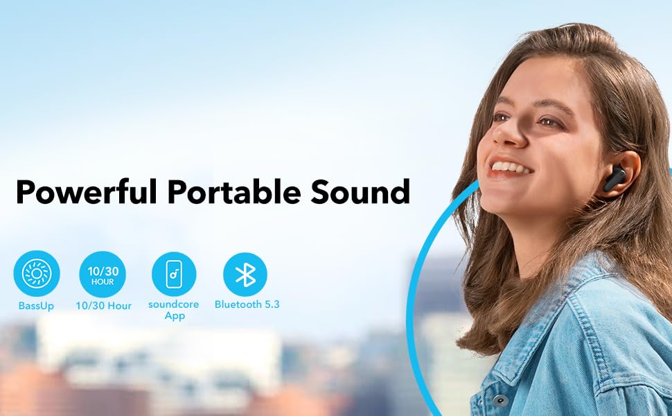 Écouteurs Bluetooth Soundcore R50i A3949 Power Portable Sound